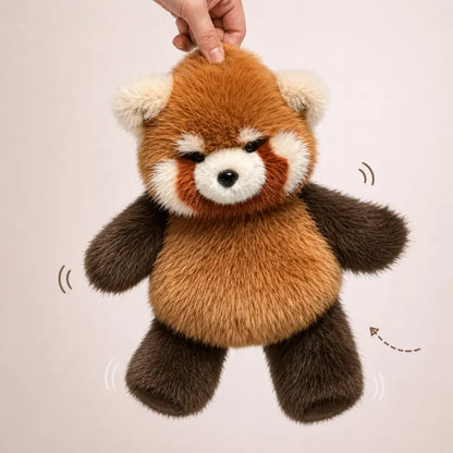 La peluche Panda roux qui court quand on l’agite | Floomie® Floomie