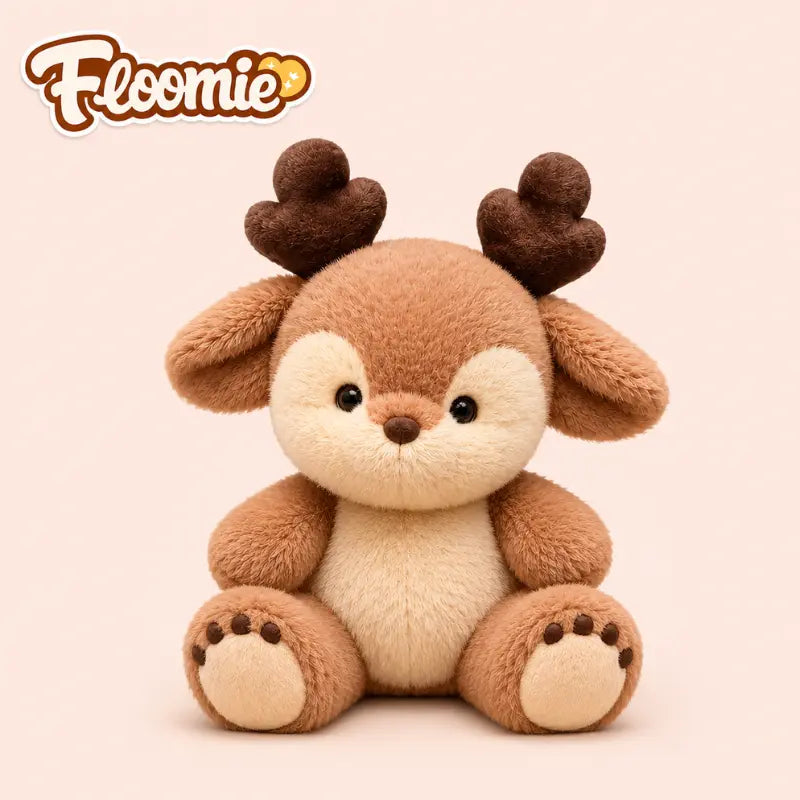 Peluche cerf qui court quand on l'agite | Floomie® Floomie