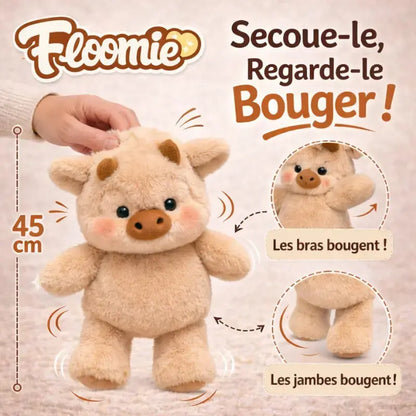 La peluche vache qui court quand on l’agite | Floomie® Floomie