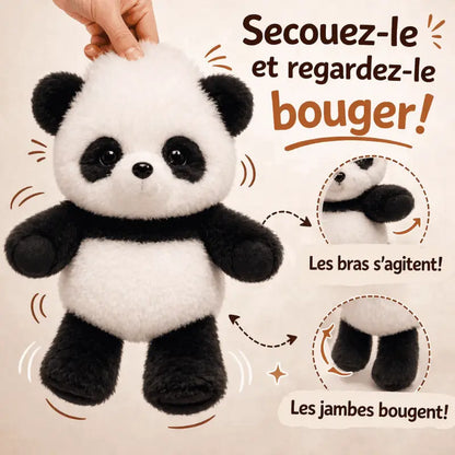 La peluche panda qui court quand on l’agite | Floomie® Floomie