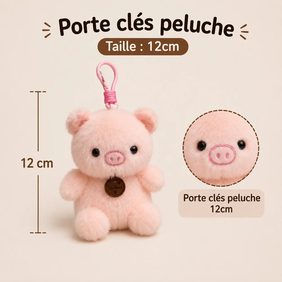 Porte clés peluche | Floomie® Floomie