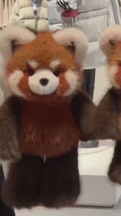 La peluche Panda roux qui court quand on l’agite | Floomie®